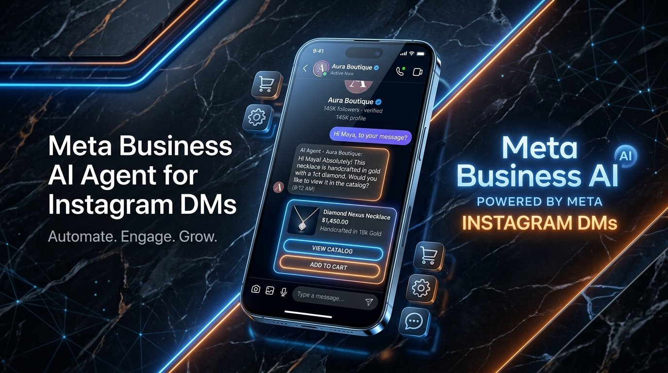 Meta Business AI Agent 2026 for Instagram DMs 24/7 automated sales and catalog recommendations